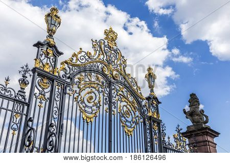 Gate Of Castle Phillipsruhe In Hanau