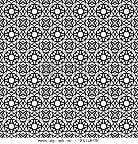 seamless islamic pattern and background vector illustration