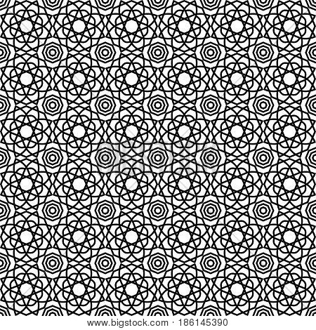 seamless islamic pattern and background vector illustration