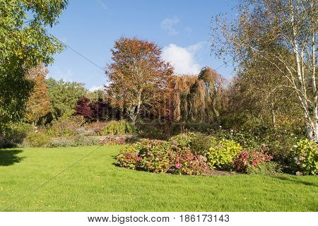 The picture of Cappoquin House Garden in autumn colorsCo.waterfordIreland