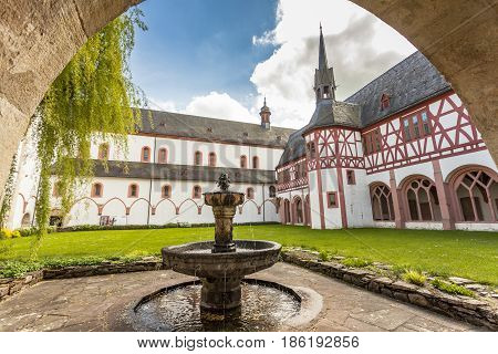Cloister Of The Monastery Eberbach Eltville Am Rhein Rheingau Hessen Germany