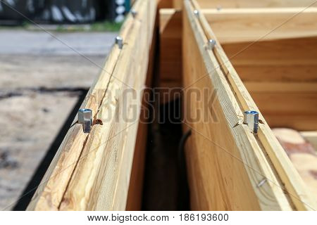 Building Of Wooden House
