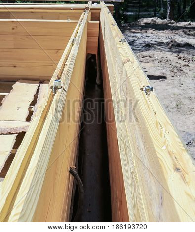 Building Of Wooden House
