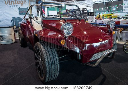 STUTTGART GERMANY - MARCH 02 2017: Vintage Buggy by Quadix. Europe's greatest classic car exhibition 
