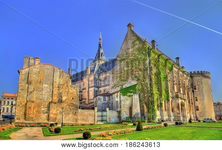 Town Hall of Angouleme, an ancient castle - Charente, France