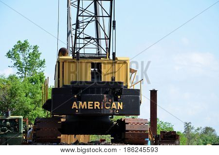 Mai  5, 2017 in Louisiana, United States: Abandoned oil installation in St. Tammany Parish, Louisiana, United StatesStates