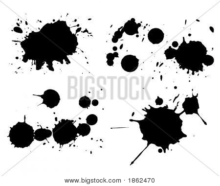 4 Mouchetures noires 