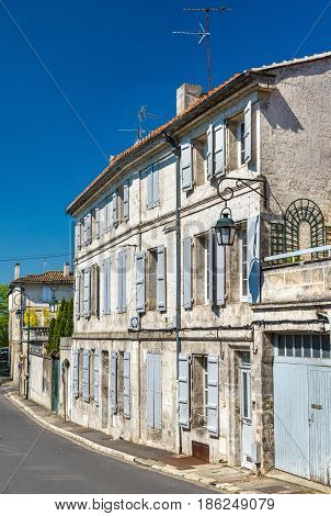 Historic buildings in Angouleme, the Charente department of France