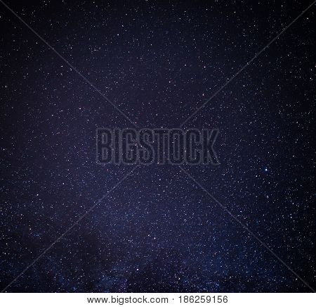 Black Night Sky Plenty Of Stars With