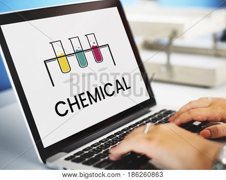 Science Study Chemical Test Tube Experiment Laboratory Graphic