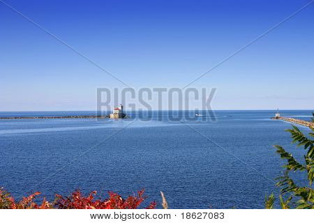 Leuchtturm in Oswego New York am Lake Ontario
