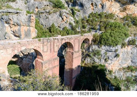 Ruins of Ancient Roman Aqueducts, Spain, Chelva