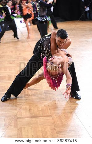 Dance Latin Couple In A Dance Pose