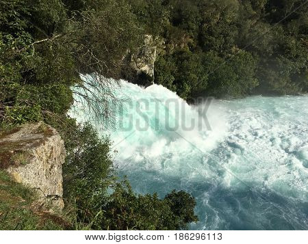 Huka Falls Taupo New Zealand