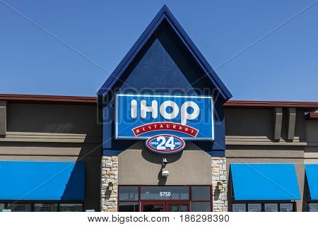 Fishers: - Circa May 2017: International House of Pancakes. IHOP is a Restaurant Chain Offering a Variety of Breakfast and Dinner Meals IV