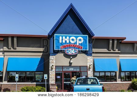 Fishers: - Circa May 2017: International House of Pancakes. IHOP is a Restaurant Chain Offering a Variety of Breakfast and Dinner Meals V
