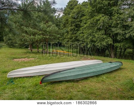 Red Folding Kayak