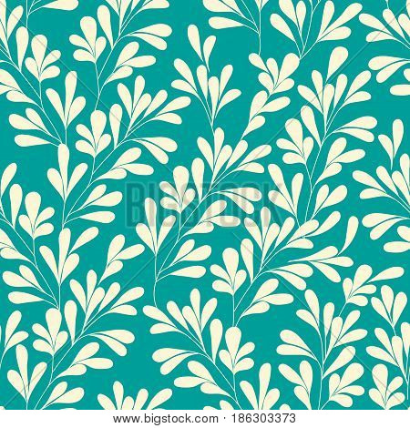 Floral seamless pattern. Can be used for wallpaper, pattern fills, web page background, surface textures. Vector illustration