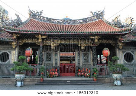 Longshan Temple In Taipei, Taiwan