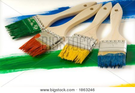 Colrful Paintbrushes