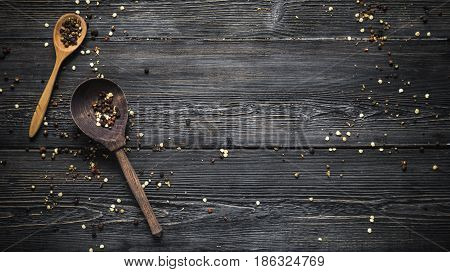 Cutting Board Spoon And Seasoning