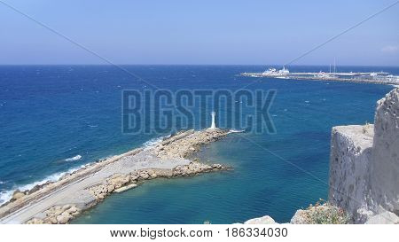 Beautiful Blue Sea with a Spectacular Harbour