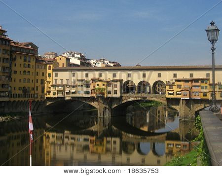 Golden Bridge In Florenz