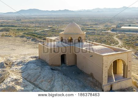 View on Temple by Vazaneh in Iran in Isfahan province