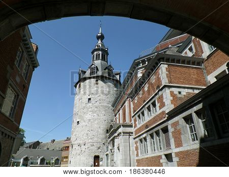 Belfry of Namur, impressive medieval tower in Namur province, Wallonia regeion, Belgium