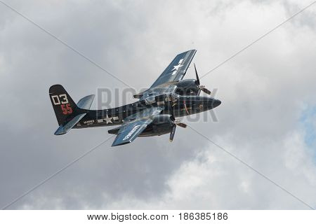 Grumman F7F Tigercat On Display