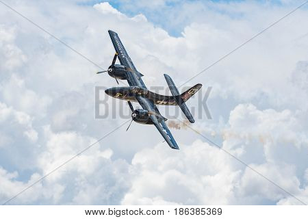 Grumman F7F Tigercat On Display