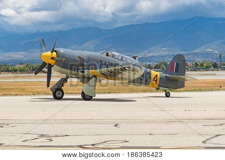 Hawker Sea Fury T.mk.20 On Display