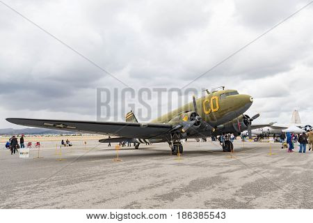 Douglas C-47 Skytrain On Display