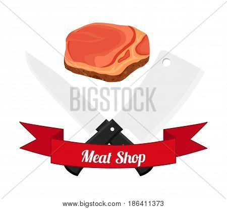 Meat Logo, Label Menu Vector & Photo (Free Trial) | Bigstock