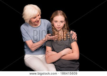 Grandmother With Teenage Granddaughter