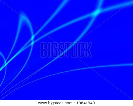 Imagen fractal de luz dispersada en un show de luces láser abstracta.