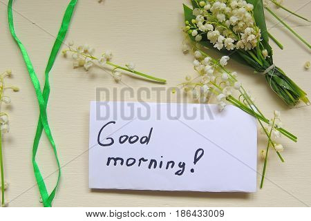 The Inscription Good Morning