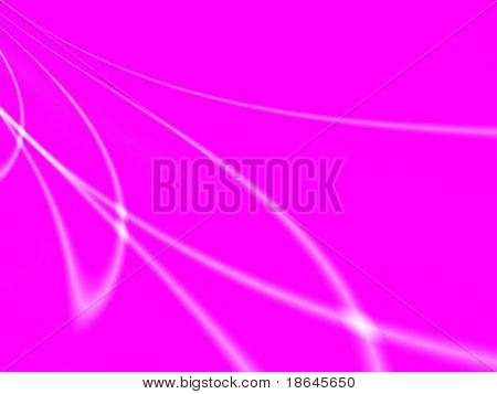 Imagen fractal de luz dispersada en un show de luces láser abstracta.