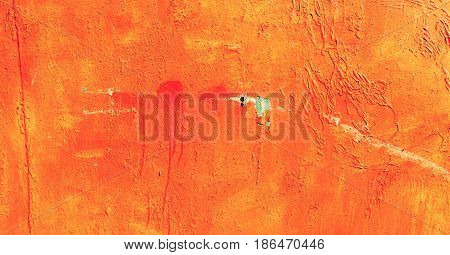 Creative Bright Metallic Background. Flat Background Texture Of Dirty Rusty Metal. Bright Rusty Spot