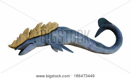 3D Rendering Leviathan On White