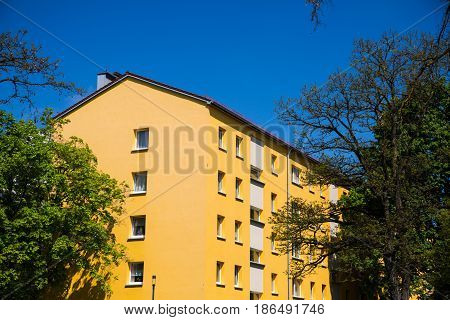 tenement house in Germany, flat, house, block