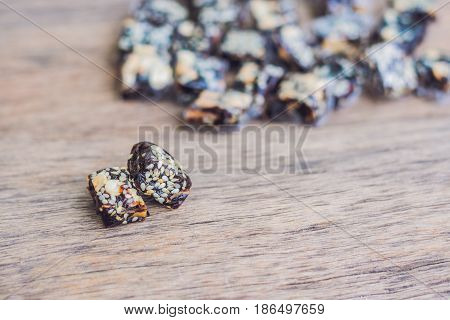 Traditional Vietnamese Sweets With Sesame And Peanuts