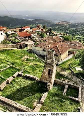 Historical Kastle of Kruje in Albania