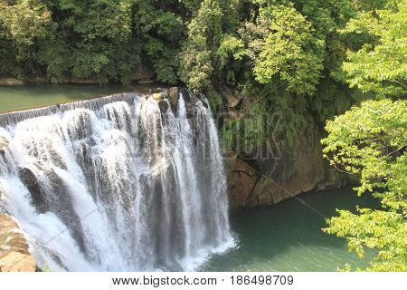 Shifen Waterfall In Shifen, Taipei, Taiwan