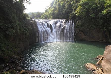 Shifen Waterfall In Shifen, Taipei, Taiwan