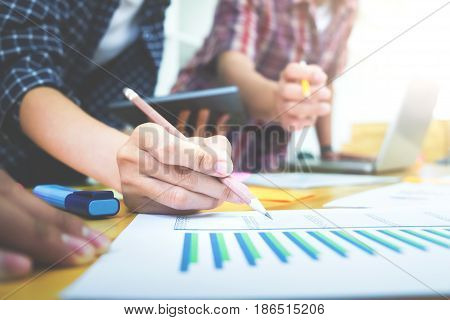 Graphic Designer Team, Student Group , Business Team Meeting.