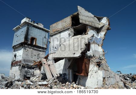 Area 35.(Ploshadka 35 ru.)Sary Shagan.Former Soviet  anti-ballistic missile testing range.Kazakhstan.May 6, 2017.Sary Shagan.Kazakhstan