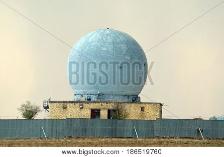 Area 35.(Ploshadka 35 ru.)Sary Shagan.Former Soviet  anti-ballistic missile testing range.Kazakhstan.May 6, 2017.Sary Shagan.Kazakhstan