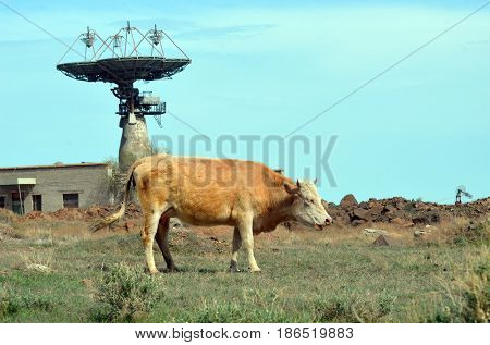 Area 35.(Ploshadka 35 ru.)Sary Shagan.Former Soviet  anti-ballistic missile testing range.Kazakhstan.May 6, 2017.Sary Shagan.Kazakhstan
