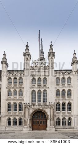 Guildhall (1440) - building in the City of London. It has been used as a town hall for several hundred years and is still the ceremonial and administrative centre of City of London. UK